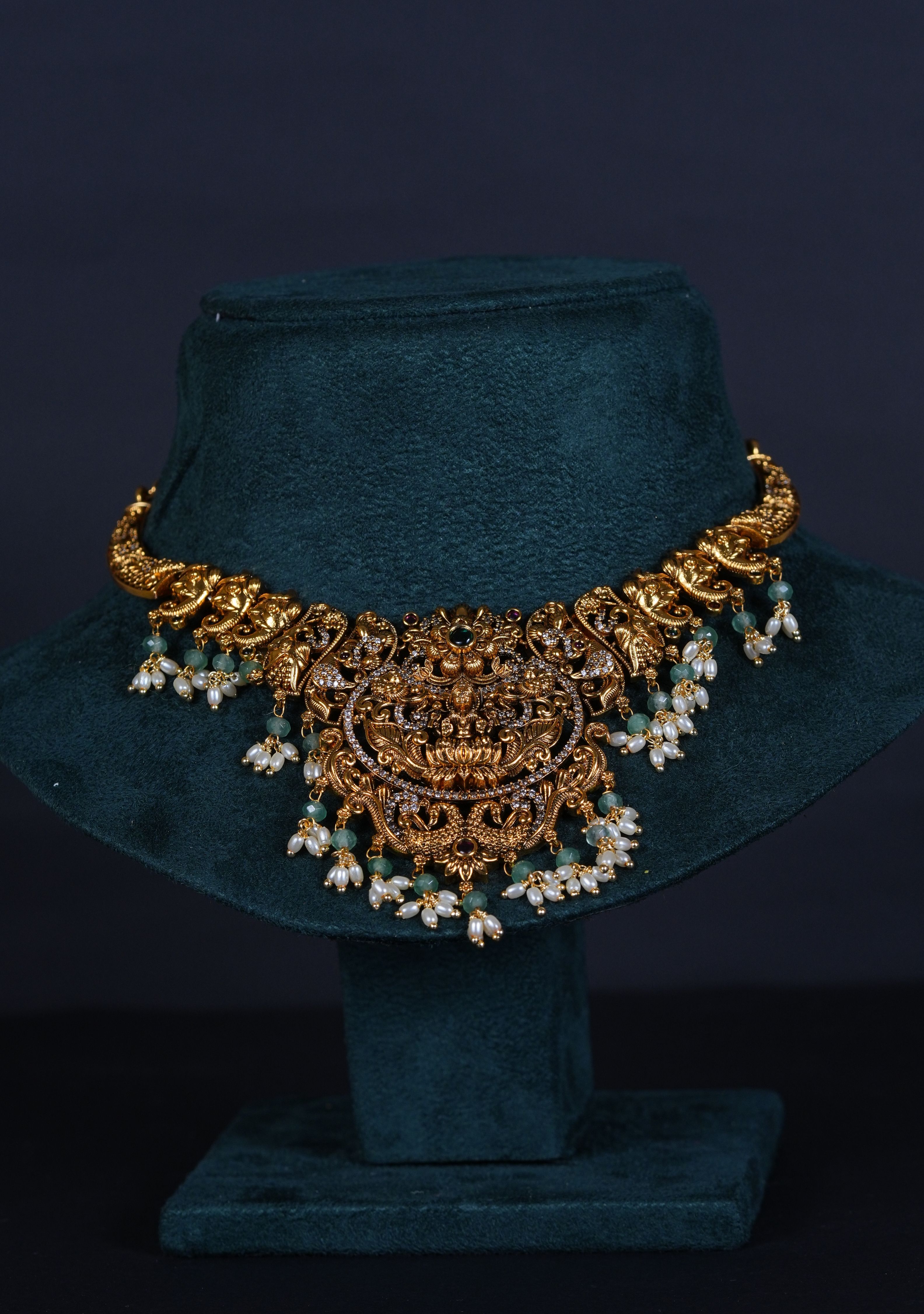 Temple Lakshmi Kante Necklace
